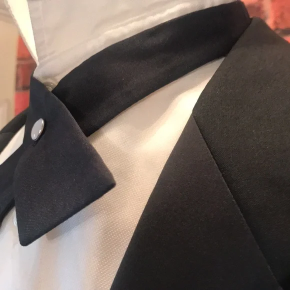 Adjustable Black Cross Bow tie - Picture 6 of 12